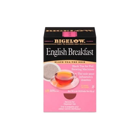 Bigelow Tea Co Bigelow English Breakfast Tea Pods, 1.90 oz, 18/Box RCB09906